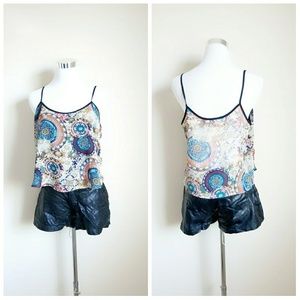 Sans Souci abstract tank top